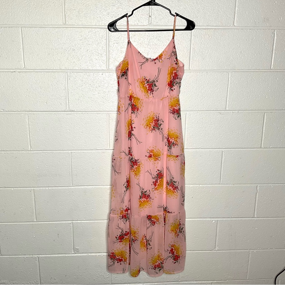 < J. Crew “Sunburst Bouquet” Tiered Maxi Dress > - Picture 2 of 5